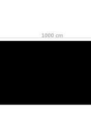 Prostokątna folia na basen, PE, czarna 10 x 5 m-3