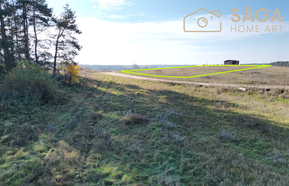 Działka 943 m²/0% prowizji/2 jeziora/las/media/MPZP – pohled 6