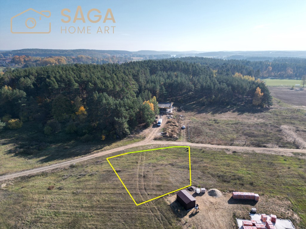 Działka 943 m²/0% prowizji/2 jeziora/las/media/MPZP – další