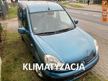 Renault Kangoo I Klimatyzacja sprawna, alufelgi, 2* drzwi suwane, przebieg gwarant.-1