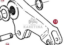 Fendt Favorit 514 Ramię Podnośnika Prawe CZĘŚCI 199861030030