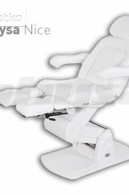 Fotel kosmetyczny pedicure do masażu elektryczny biały-2