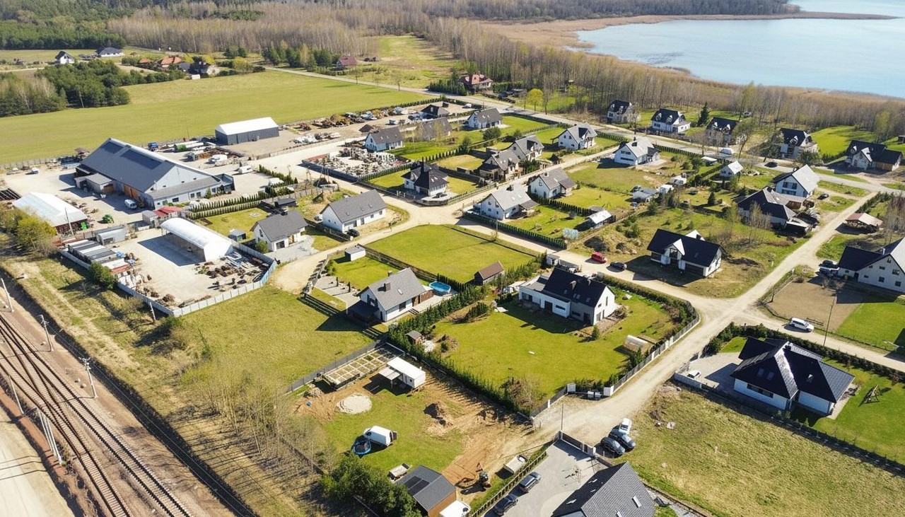 Działka na sprzedaż, 1303 m², Ełk Woszczele - Widok 3