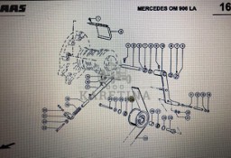Rolka napinacza Claas Mega 370-340 Nr kat. 000 629 006 2 Nr kat. 000 629 006 2