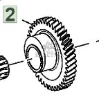 John Deere IVT AUTOPOWER 6820 6920 6920S Przekładnia Zębata Czołowa 41 Zębów CZĘŚCI L172390