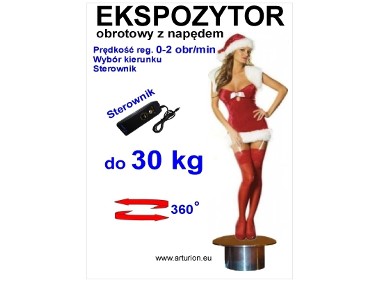 EKSPOZYTOR - Obrotnica - Podest Obrotowy Reklamowy POD MANEKINA - do 30 kg-1