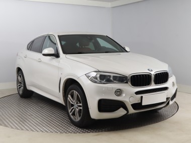 BMW X6 F16 , Salon Polska, Serwis ASO, 259 KM, Automat, Skóra, Navi,-1