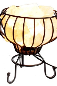 Lampa Solna w Metalowym Koszu – Niski Kosz z solą-2