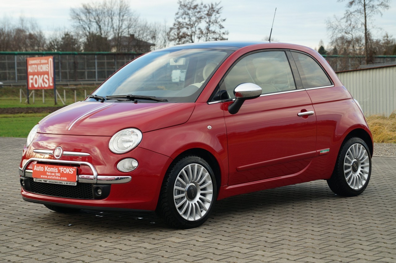 Fiat 500 AUTOMAT 1,2 69 KM 70 TYS. KM. PANORAMA KLIMA DOINWESTOWANY