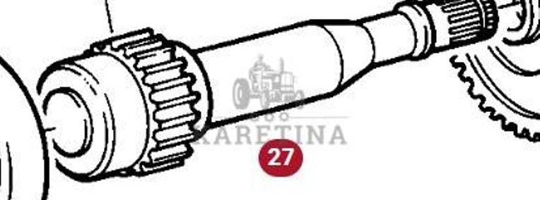 Fendt Favorit 514 Wał Skrzyni Biegów CZĘŚCI 514100080101-1