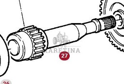 Fendt Favorit 514 Wał Skrzyni Biegów CZĘŚCI 514100080101