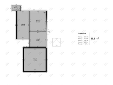 mieszkanie 90m2 / 2x 45m2 / niski czynsz-1