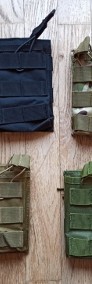 Ładownica potrójna AK/M4/M16/AR15 Czarna Zielona Piaskowa Kamuflaż-4