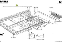 Claas Mega 208 218 360 370 Tucano 440 450 Podłoga Transportowa 0006626410 00 0662 641 0