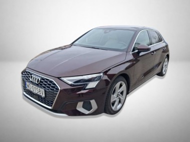 Audi A3 III Salon Polska, Serwis ASO, Automat, Skóra, Navi, Klimatronic,-1