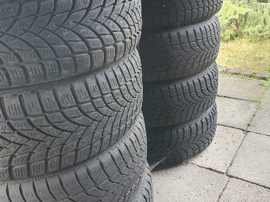 Opony Zimowe - felgi stalowe 15 - Mercedes A1 2 kpl kołpaki oryg. + kompresor-1
