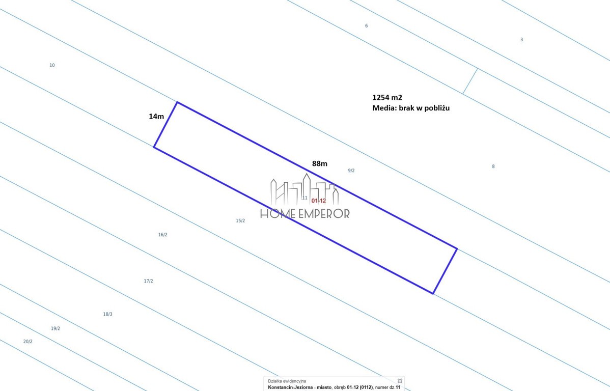 Działka na sprzedaż, 1254 m², Konstancin-Jeziorna Konstancin-Jeziorna - Widok 2