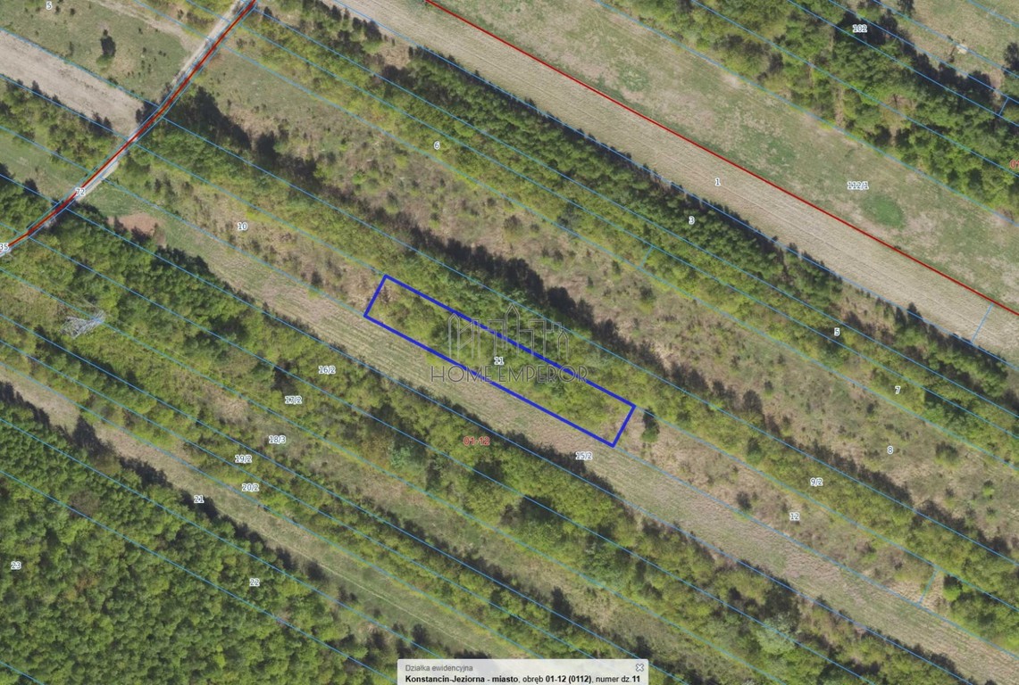 Działka na sprzedaż, 1254 m², Konstancin-Jeziorna Konstancin-Jeziorna - Widok 3