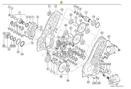 Claas Jaguar 970 - przekładnia rozdzielająca 0013249115