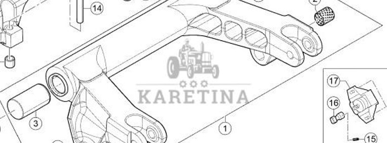 Claas Axion 870 Ramię Podnoszące 6005029467 60 0502 946 7-1