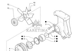 New Holland T6010 Piasta 81862862