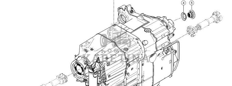 Claas Xerion 4000 - skrzynia biegów przekładnia 0025008450-1