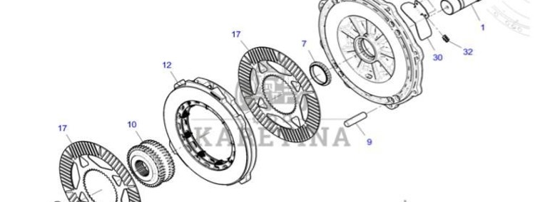 Fendt 930 933 936 939 942 Vario Gen 6 Hamulec Tarczowy Kompletny Prawa Lewa Strona CZĘŚCI-1