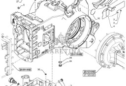 New Holland T6070 Korpus przekładni 48026310