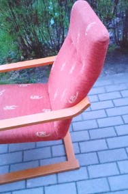 Fotel bujany z Giętego drewna  Pełny Relax  Wysokie oparcie Możliwy transport-3