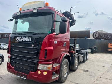 Scania G480 hakowiec + żuraw-1
