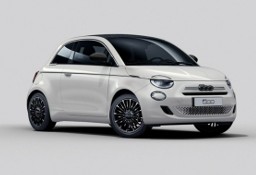 Fiat 500 HYBRID CABRIO 1.0MT 65KM LA PRIMA, Biały Ice - Dostępny od ręki