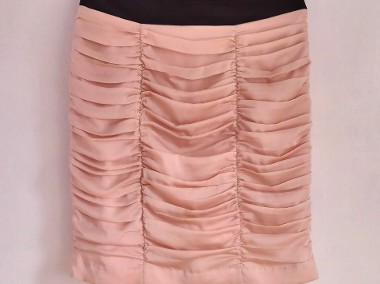 Nowa spódnica H&M falbany marszczenia pudrowy róż 40 L-1