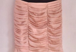 Nowa spódnica H&M falbany marszczenia pudrowy róż 40 L
