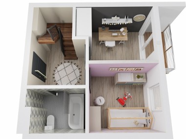 ◆3 pokoje,nowe osiedle◆ antresola◆taras-1