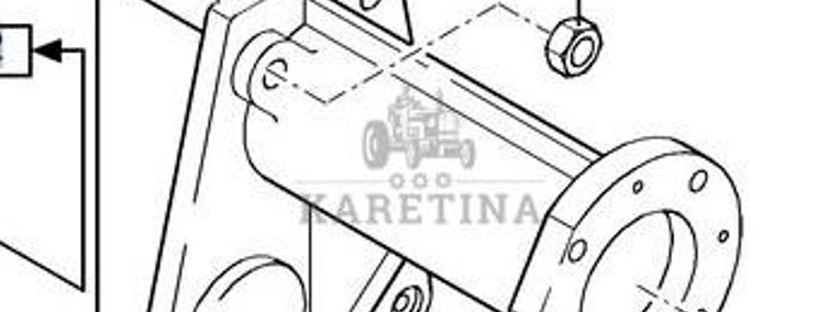 New Holland TX66 TX67 TX68 Wspornik CZĘŚCI 9819446-1