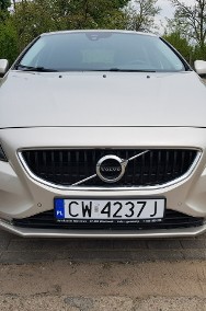 Volvo V40 II 2,0 Turbo Benzyna 152KM Nawigacja Skóry Zarejestrowany Gwarancja-2
