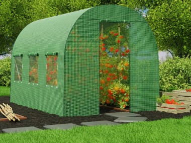 Tunel foliowy 6 m² 300 x 200 cm zielony + Sznur ogrodowy do roślin100m-1