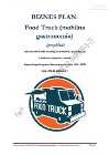 BIZNESPLAN Food Truck (mobilna gastronomia) (przykład)