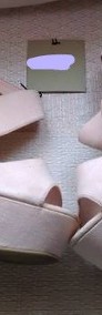 (40) NEXT/ Rożowe sandałki na koturnie, sandały, koturny/ jak NOWE-4