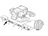 TULEJKA PÓŁOSI SIECZKARNIA JOHN DEERE 7000 SER 6X50 [Oryginał]