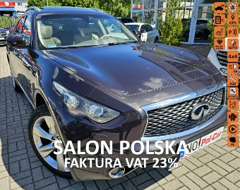 Infiniti QX70 skóra,kamera 360, grzane fotele, serwis, 4awd