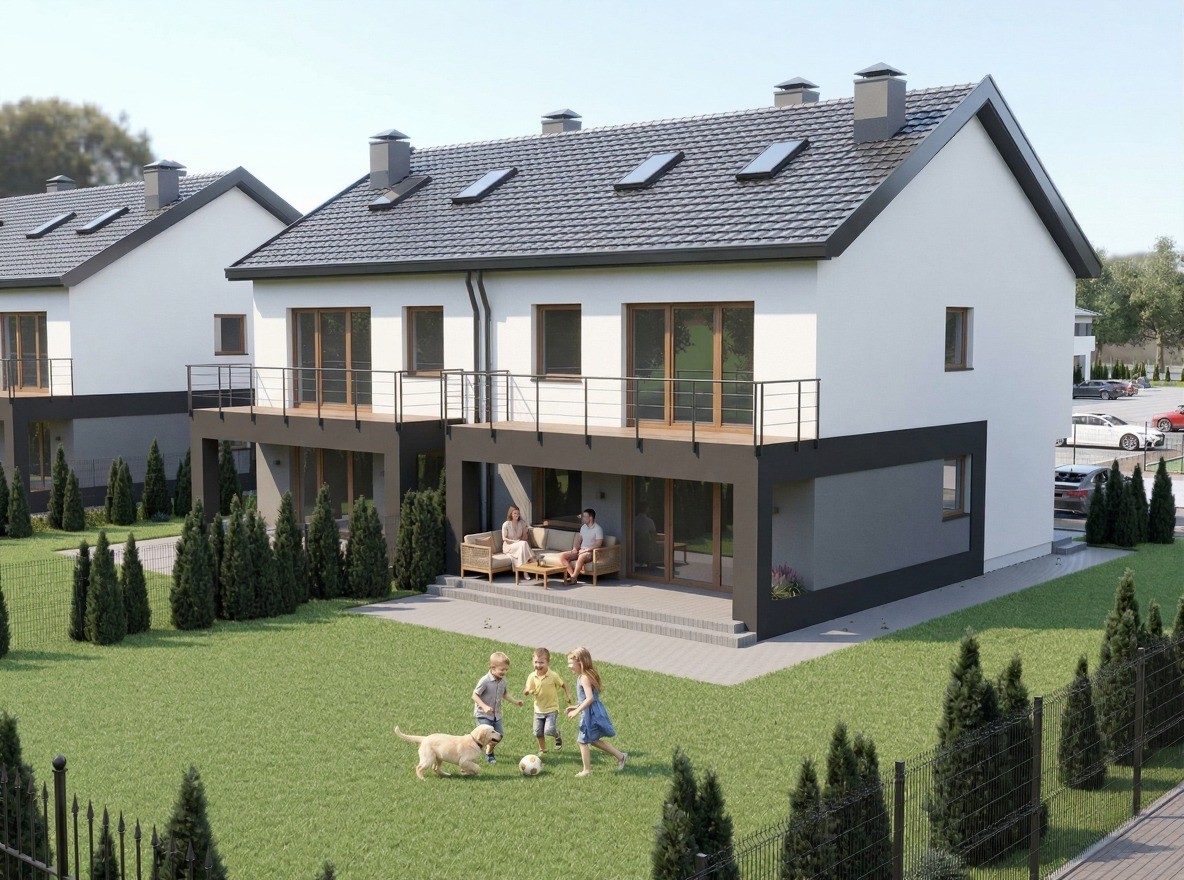 91,34 M² Z BALKONEM 13 M² Z WIDOKIEM NA ZIELEŃ | 20 MINUT OD WARSZAWY (S7)! - Widok 5