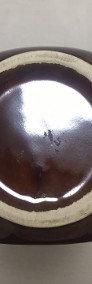 PRL wazon porcelit brązowy-4