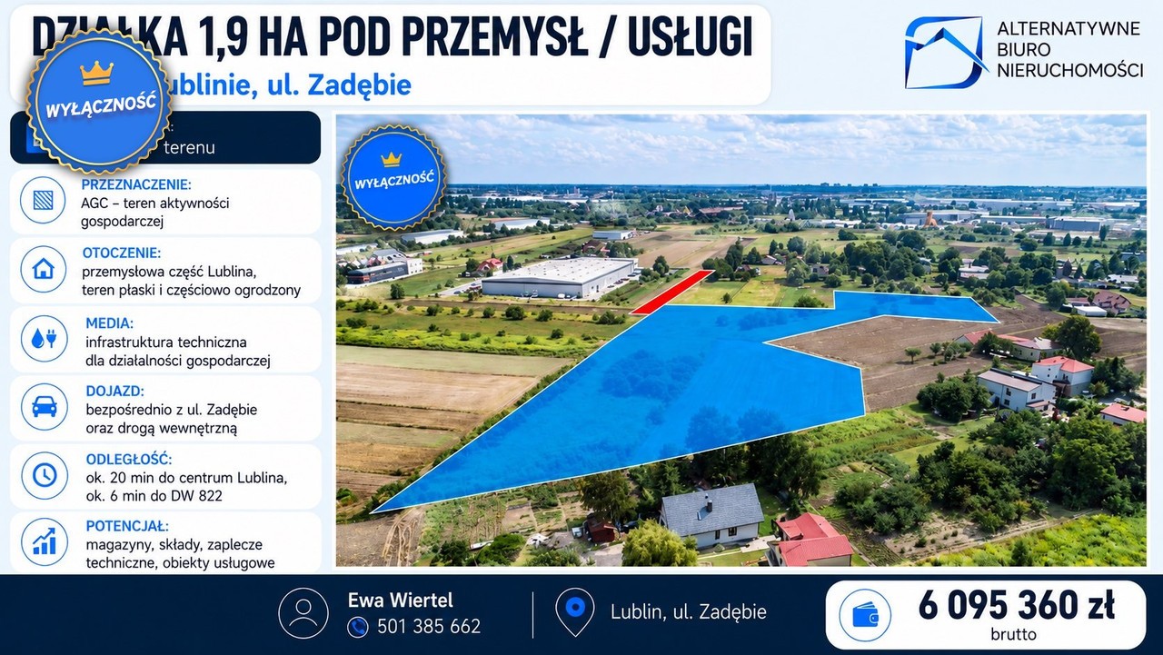 działka lub grunt na sprzedaż