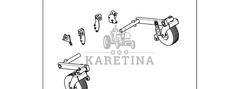 John Deere 960 - Zestaw koła BCC10131 (Podbieracz)-1