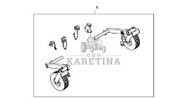 John Deere 960 - Zestaw koła BCC10131 (Podbieracz)