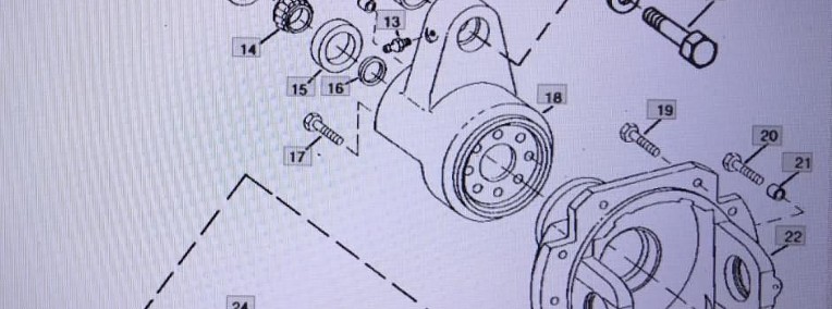 John Deere R100461/jarzmo przegubu uniwersalne/John Deere 4555/4755/4955-1