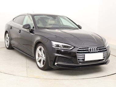 Audi A5 III Salon Polska, Serwis ASO, Automat, Skóra, Navi, Klimatronic,-1
