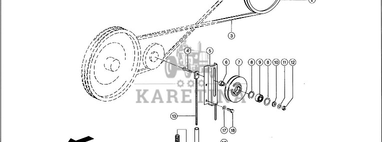 Claas Lexion 560 KOŁO PASOWE 0006678932 (Napęd wytrząsaczy)-1