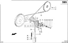 Claas Lexion 560 KOŁO PASOWE 0006678932 (Napęd wytrząsaczy)